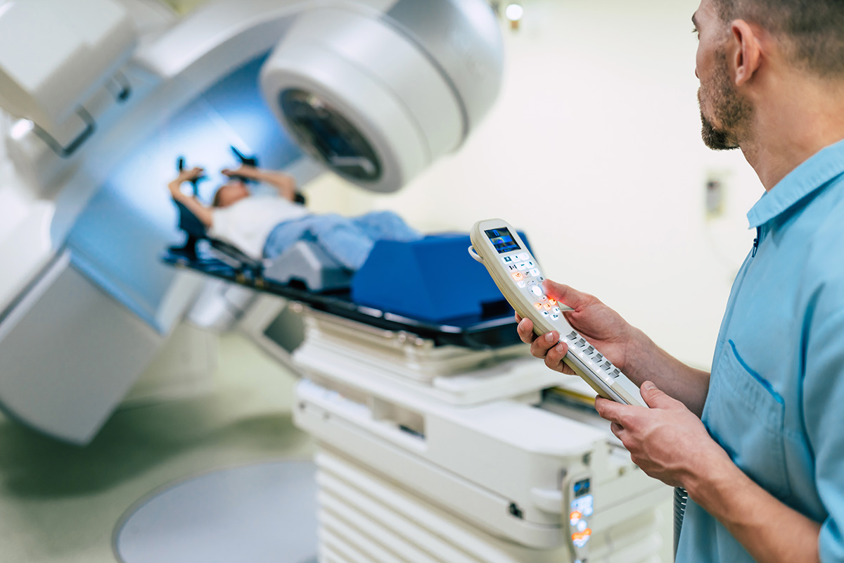 Medical care provider operates cancer treatment technology