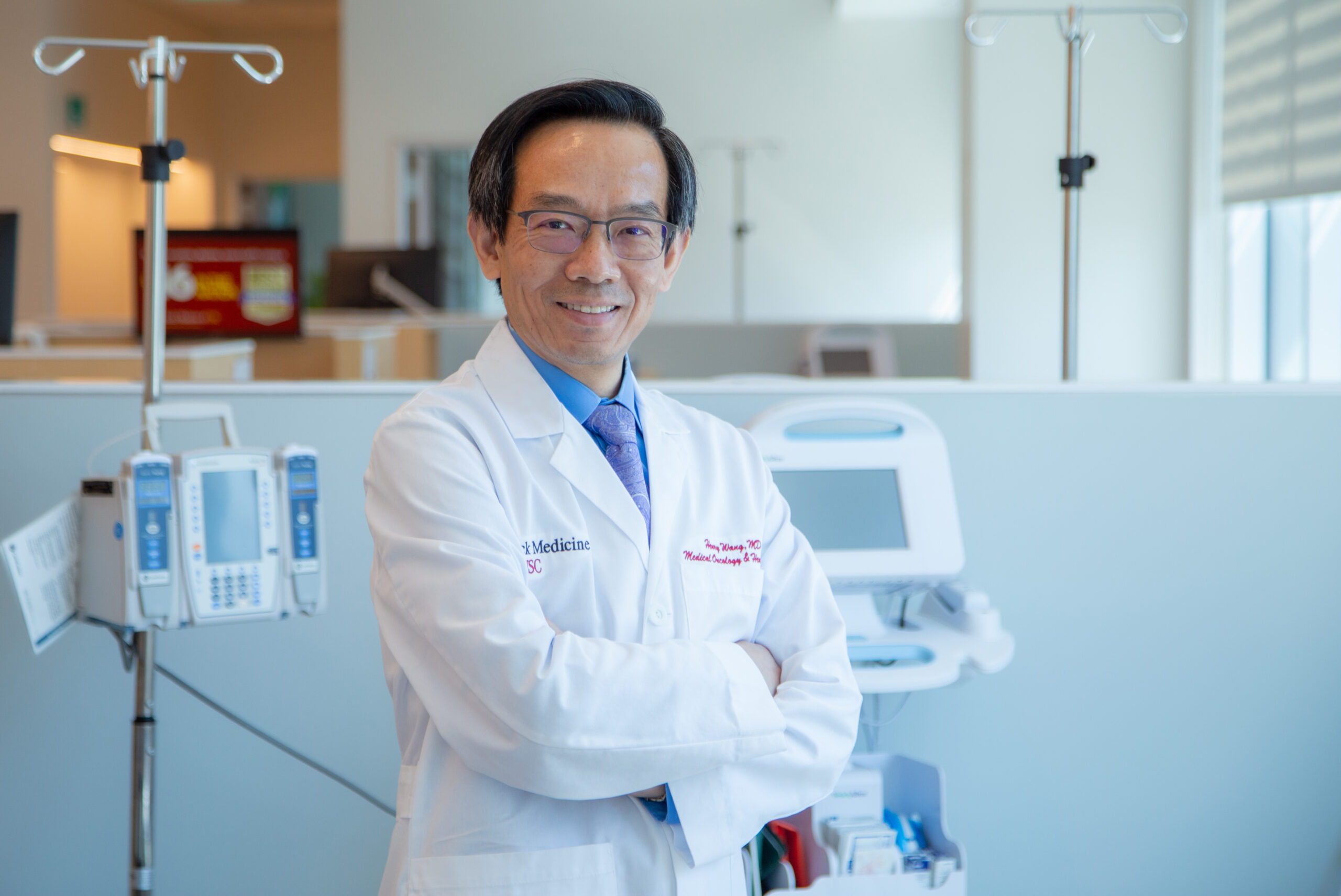 Henry Wang, MD, an oncology and hematology specialist at Keck Medicine of USC