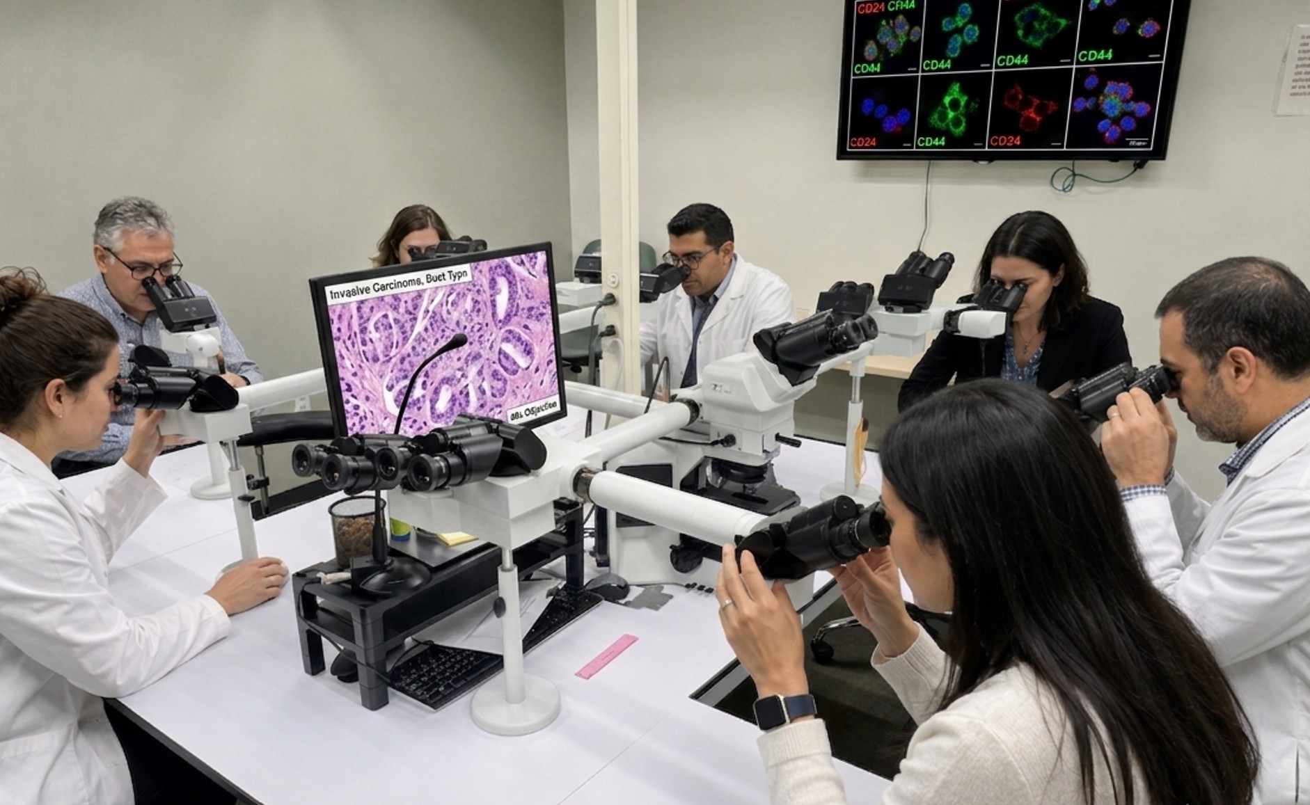 group of pathologists