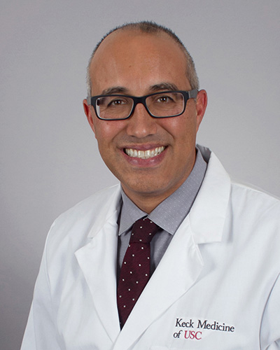 A portrait of Dr. Arshia Ghaffari.