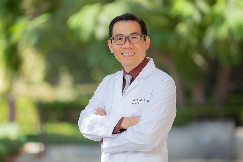 Dr. David Tran, a neuro-oncologist at Keck Medicine of USC
