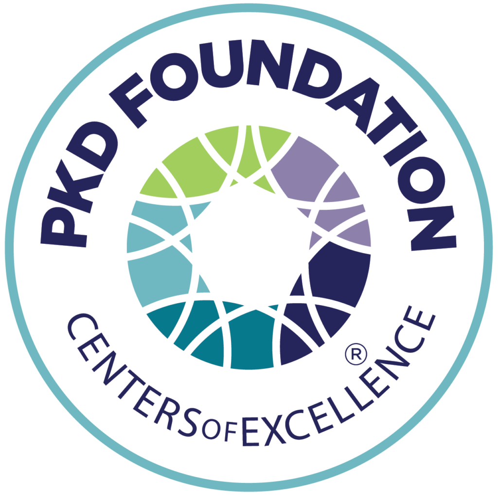 The PKD Foundation Centers of Excellence logo