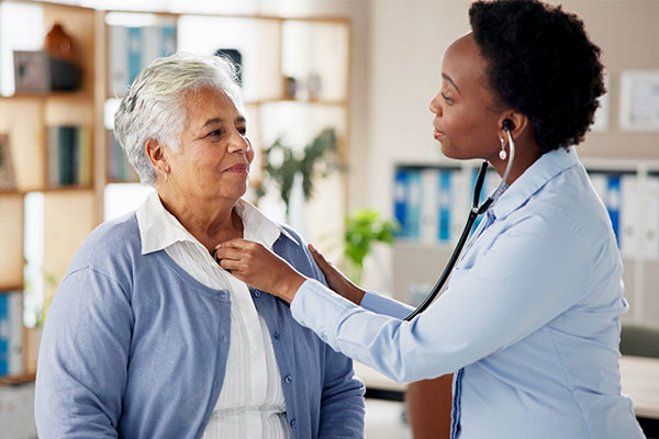 A woman gets treated for cardiac amyloidosis.